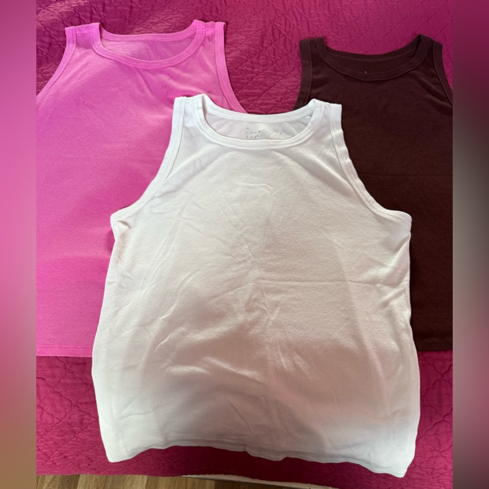 A New Day Ribbed High Neck Tank Tops (3) - Picture 5 of 5